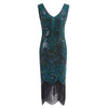 Vintage 20s Paris Green Φόρεμα