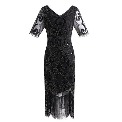 Φόρεμα 20s Lace Sequin