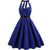 Vintage Navy Blue Φόρεμα