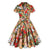 Vintage Φόρεμα Plus Size 60s Pin Up