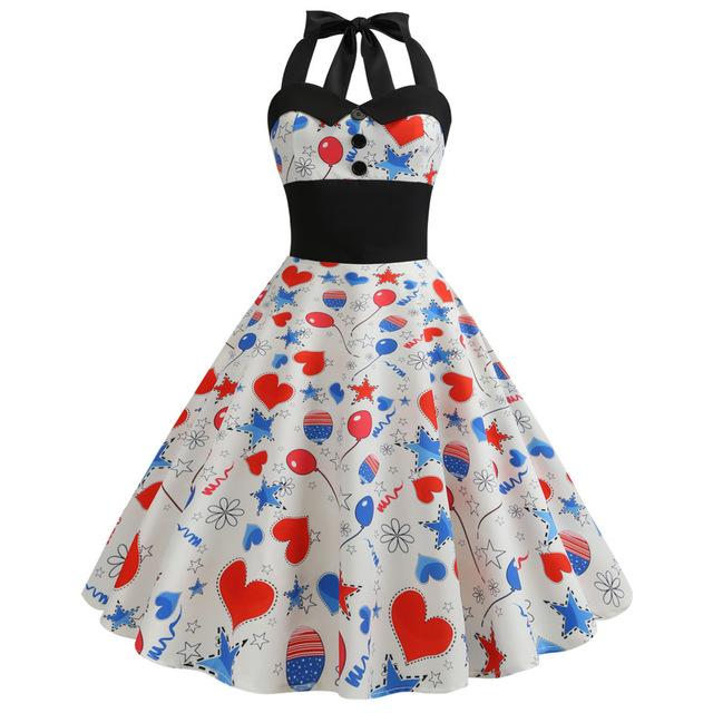 Vintage Pin Up Party Dress