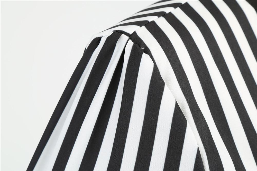 Vintage Ρετρό Ασπρόμαυρο Φόρεμα