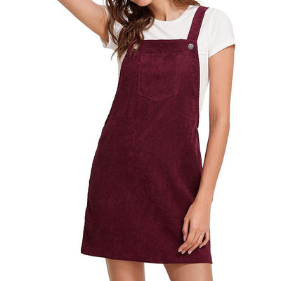 Vintage Velvet Teen Φόρεμα Βουργουνδί