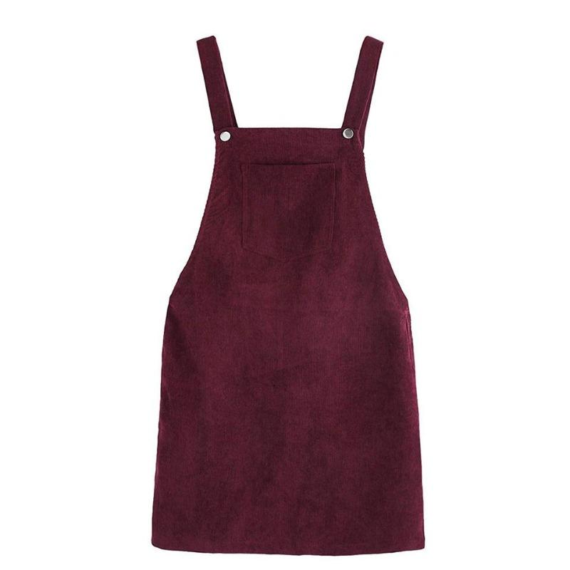 Vintage Velvet Teen Φόρεμα Βουργουνδί