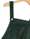 Teen Green Vintage Velvet Φόρεμα