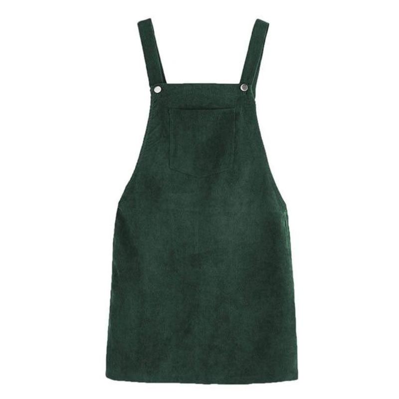 Teen Green Vintage Velvet Φόρεμα