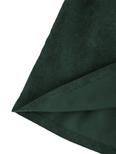 Teen Green Vintage Velvet Φόρεμα