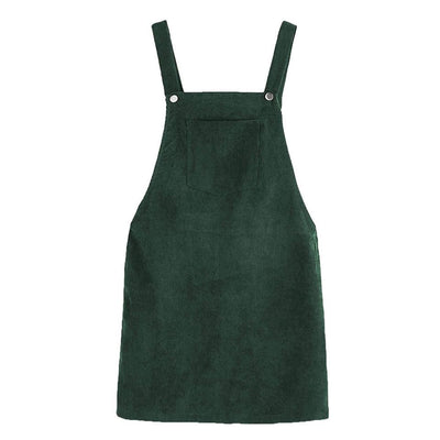 Teen Green Vintage Velvet Φόρεμα